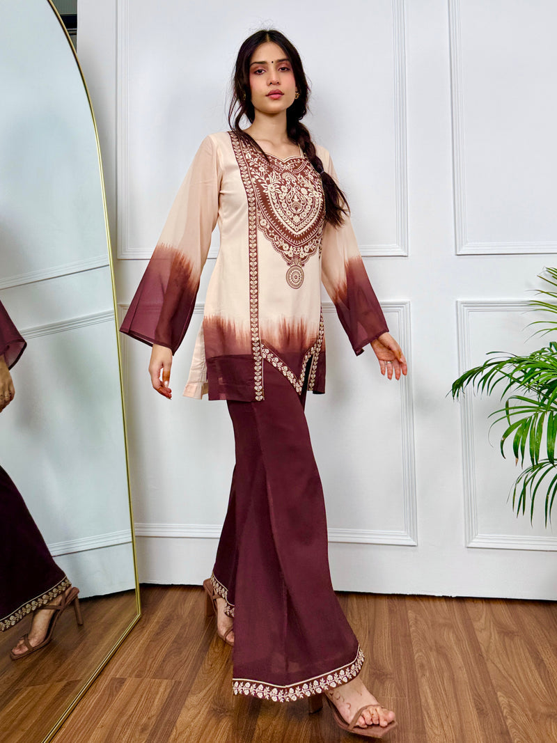 2Pc Digital Printed Swiss Lawn Dress for Women