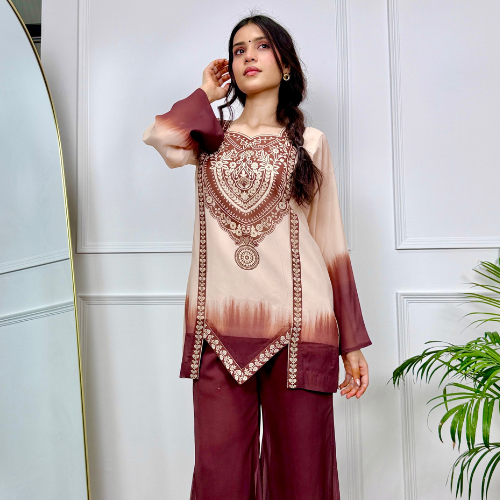 2Pc Digital Printed Swiss Lawn Dress for Women